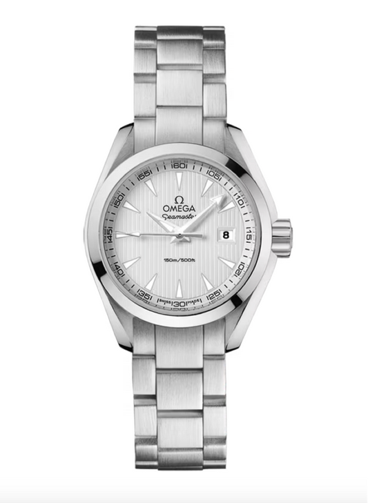 Omega Seamaster AQUA Terra 150M 30 MM Steel On Steel Silver Dial Watch 231.10.30.60.02.001