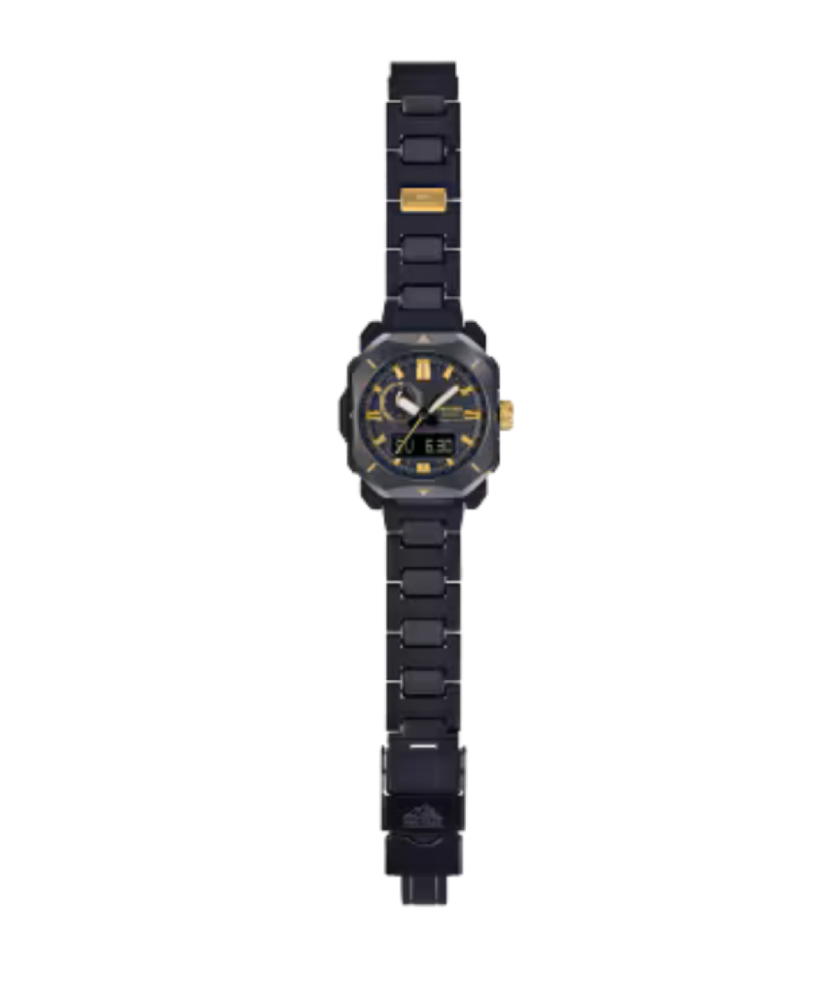 Casio PRO TREK Timepiece Craftsmanship Tough Solar Black and Gold SS 44.8 MM Watch PRW-6900ZE-1DR