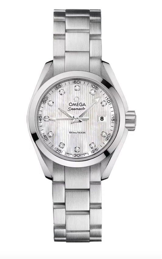 Omega Seamaster AQUA Terra 150M 30 MM Steel On Steel White Dial Watch 231.10.30.60.55.001