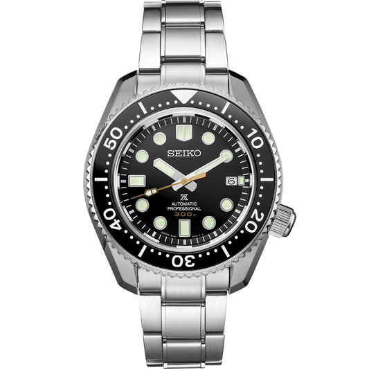 *PRE-ORDER* Seiko Prospex Sea Marinemaster 44.3 MM SS Automatic Black Dial Watch SLA021J1