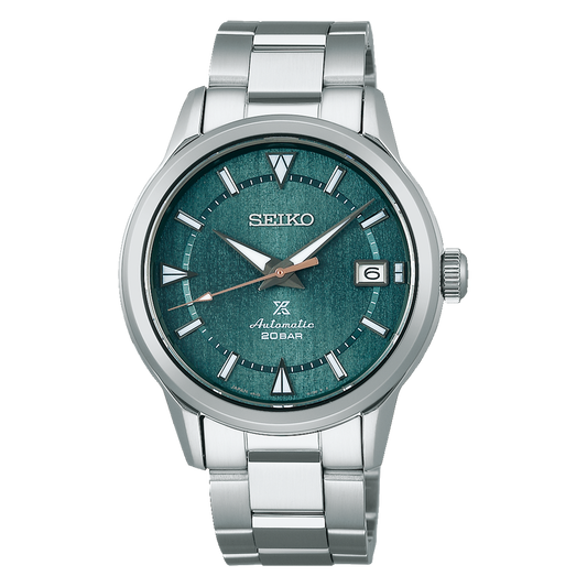 Seiko Prospex Land 38 MM Stainless Steel Automatic Green Dial Watch SPB289J1