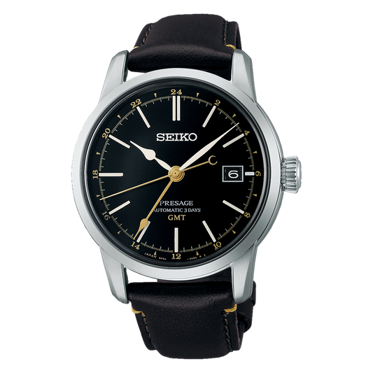 Seiko Presage Craftsmanship Series 40.2 MM SS Auto Black Dial Watch SPB447J1