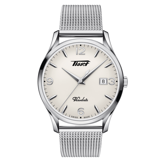 Tissot Heritage Visodate 40 MM SS Silver Opalin Dial Watch T118.410.11.277.00