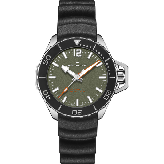 Hamilton Khaki Navy Frogman Automatic 41 MM Green Dial Watch H77455360