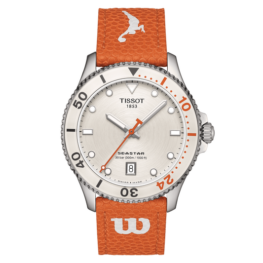 Tissot Seastar Wilson WNBA 40 MM Quartz Stainless Steel Watch T120.410.17.011.00