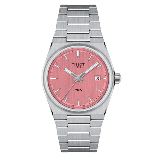 Tissot PRX 35 MM Stainless Steel Pink Dial Quartz Watch T137.210.11.331.00