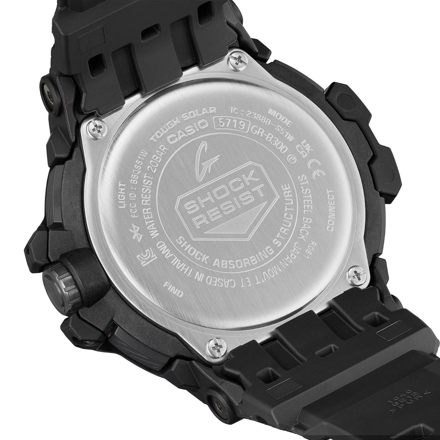 Casio G-Shock Master Of G Gravitymaster Solar Carbon Resin Watch GR-B300-1A4