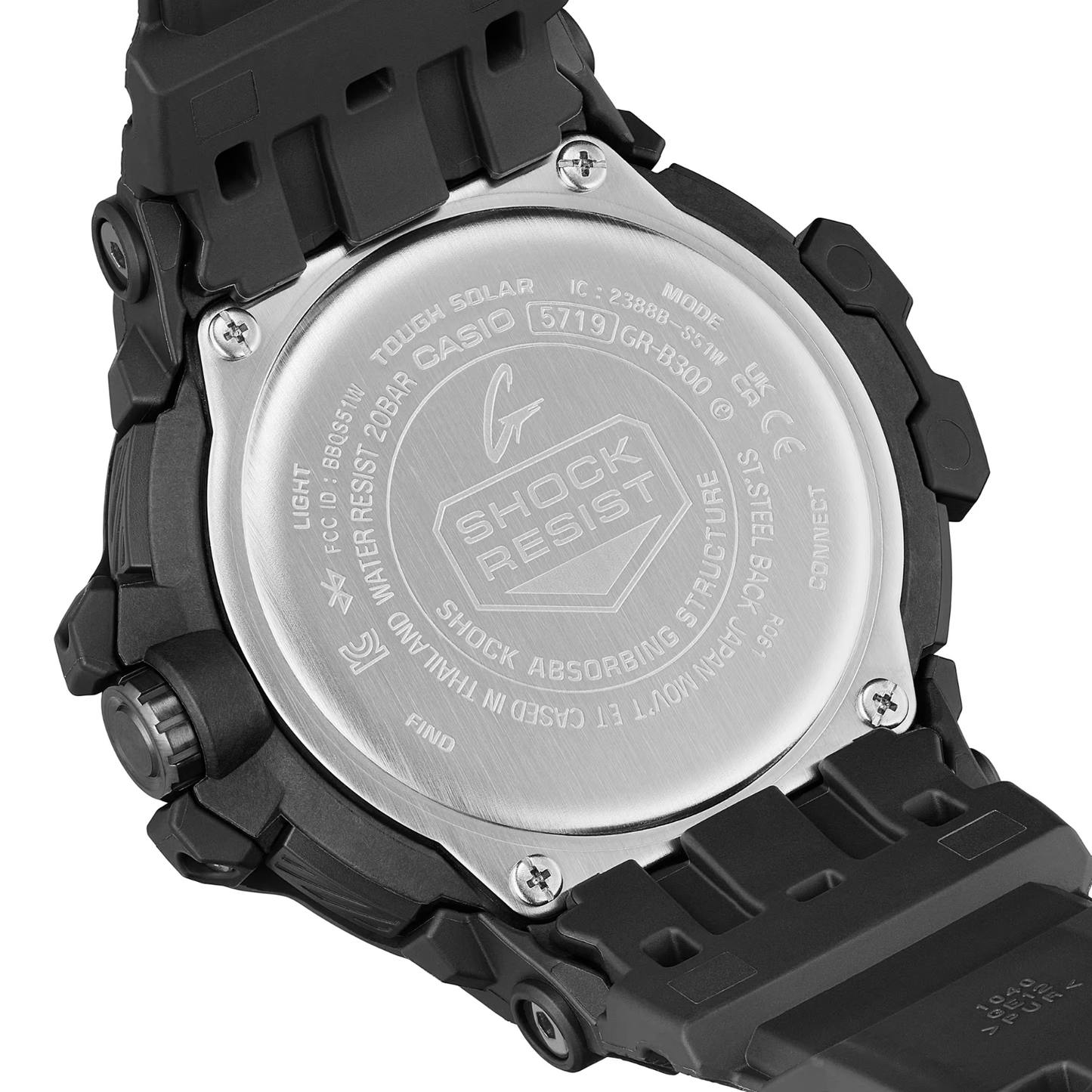 Casio G-Shock Master Of G Gravitymaster Solar Carbon Resin Watch GR-B300-1A