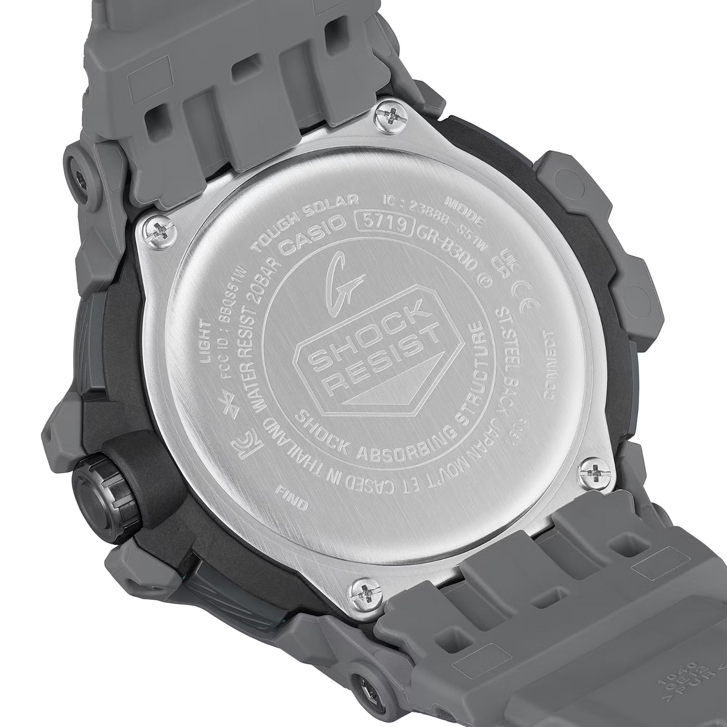 Casio G-Shock Master Of G Gravitymaster Solar Carbon Resin Watch GR-B300-8A2