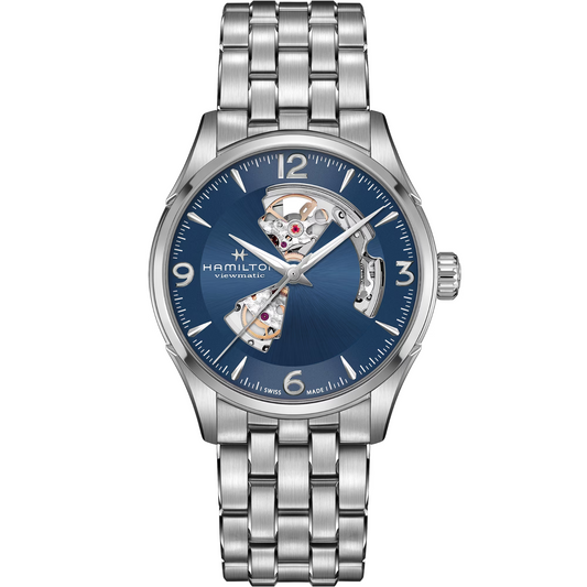 Hamilton Jazzmaster Open Heart Automatic 42 MM Blue Dial Watch H32705141