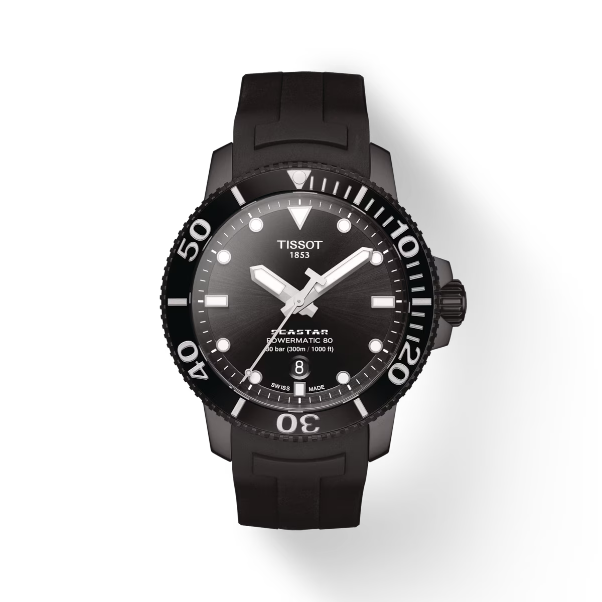 Tissot Seastar 1000 Powermatic 80 Automatic 43 MM Black Watch T120.407.37.051.00