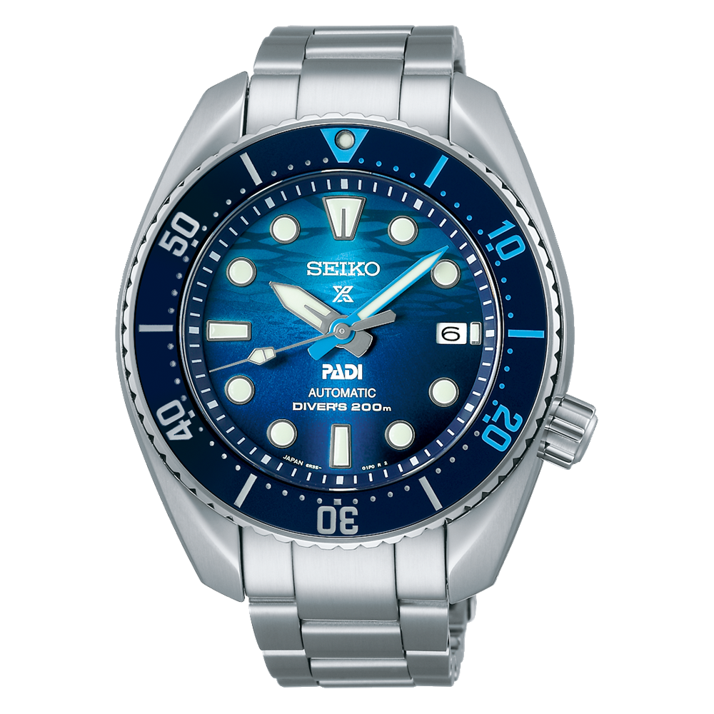 Seiko Prospex Sea Padi Great Blue Special Edition Automatic 45 MM Watch SPB375J1