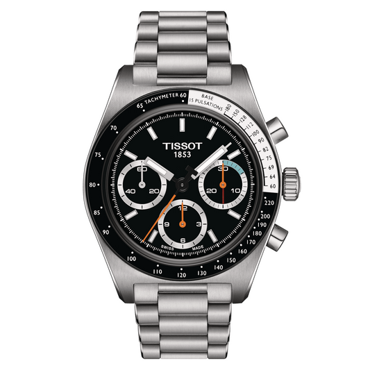 Tissot PR516 Mechanical Chronograph 41 MM SS Black Dial Watch T149.459.21.051.00