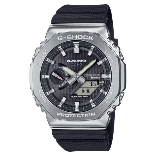 Casio G-Shock G Steel Metal Series Solar Bluetooth Watch GBM-2100-1