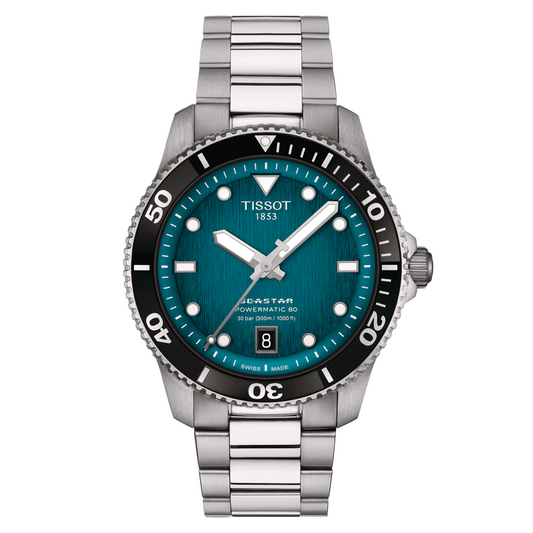 Tissot Seastar 1000 Powermatic 40mm Turquoise Dial Watch T120.807.11.091.00