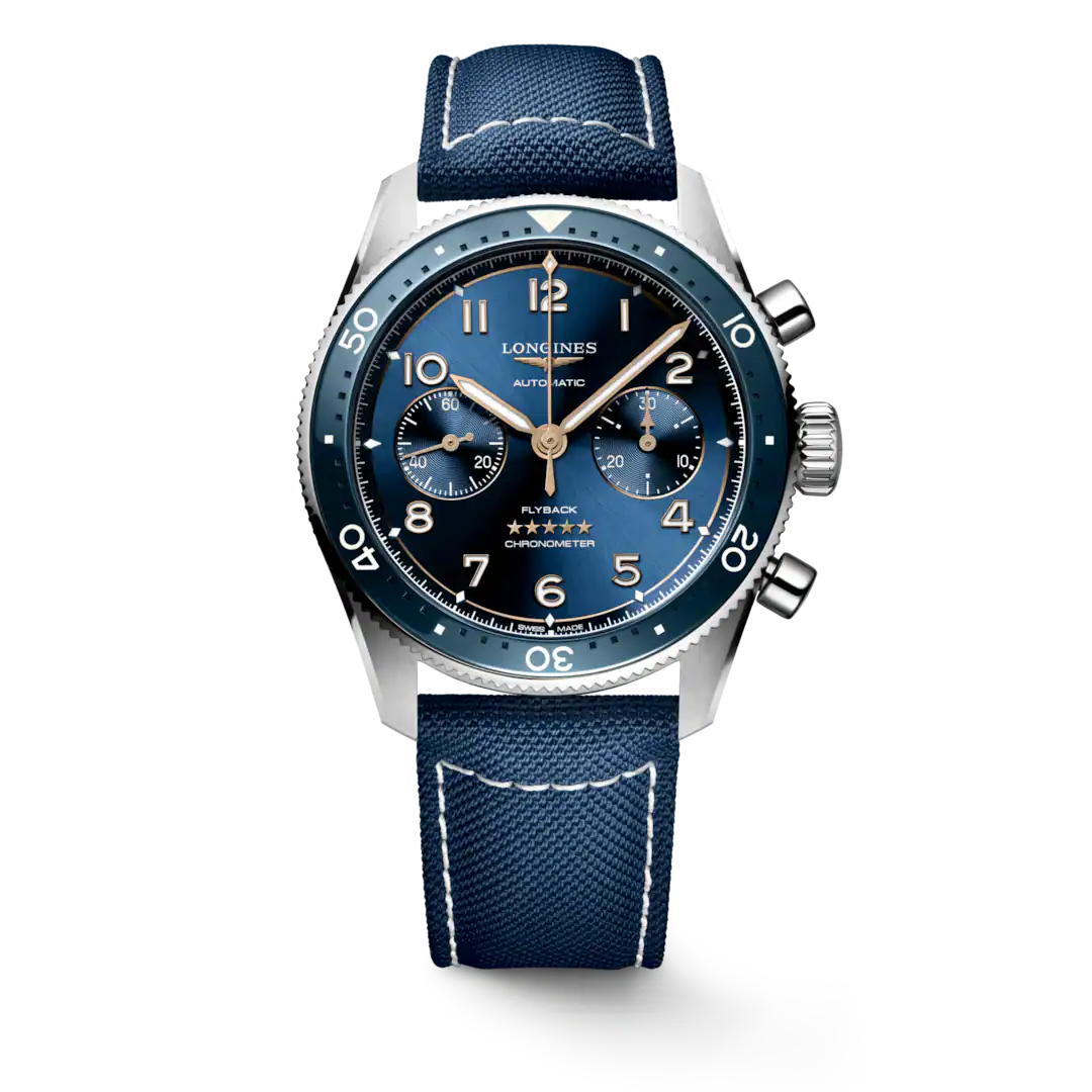 Longines Spirit Flyback 42 MM Blue Dial SS Automatic Watch L38214932